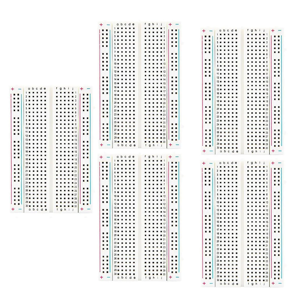 170 / 400 / 830 Tie Points Solderless Breadboard MB-102 BB-801 SYB-170 Prototype Universal PCB Jumper Dupont Test Bread Board