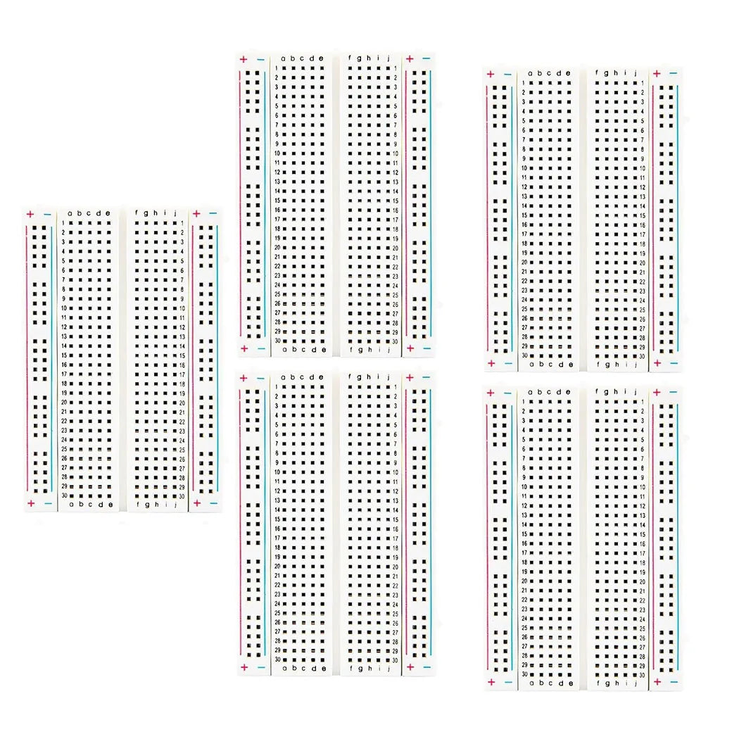 170 / 400 / 830 Tie Points Solderless Breadboard MB-102 BB-801 SYB-170 Prototype Universal PCB Jumper Dupont Test Bread Board
