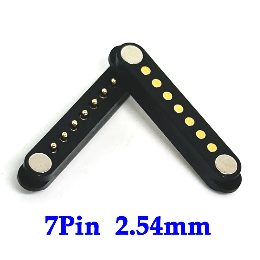 2P 3P 4P 5P 7P 8Pin DC Magnetic Pogo Pin Connector Pogopin Male Female 2A Waterproof High Current Spring Loaded Power Socket