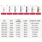 10 - 500pcs Solder Seal Wire Connectors 3:1 Heat Shrink Butt Crimp Terminals Waterproof Electrical Cable Splice Connector