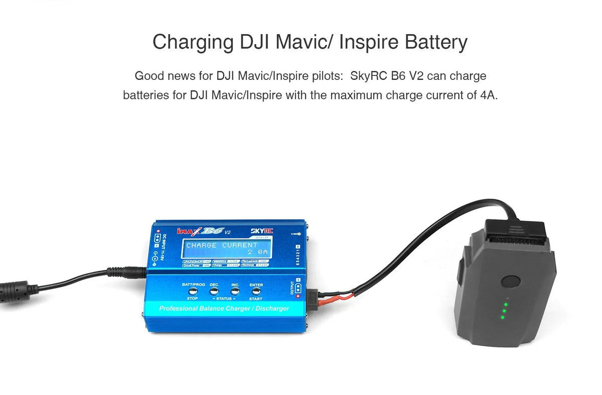 SKYRC IMAX B6 V2 Balance Charger Original XT60 Version Professional Balance Charger / Discharger for DJI Mavic/Inspire Battery