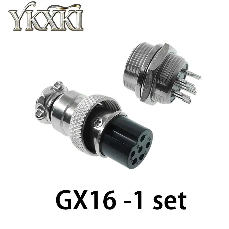 2-5PCS GX16 2P 3P 4P 5P 6P 7P 8P 9P 10Pin Male/Female Docking Aviator Aviation Plug Rear Nut Socket Connector