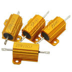 1PCS RX24 5W 10W 25W 0.01~30K Aluminum Power Metal Case Wirewound Resistor 1R 2R 5R 8R 10R 20R 100R 150R 1K 2K 5K 10K 100k Ohm