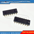 10pcs SN74LS00N 74LS00 SN74LS00 2 Input Four NAND Gates LOGIC QUAD 2-IN NAND GATE 14DIP New Original