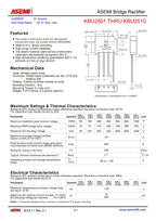 KBU2510 Bridge Rectifier Diode 25A 1000V ASEMI
