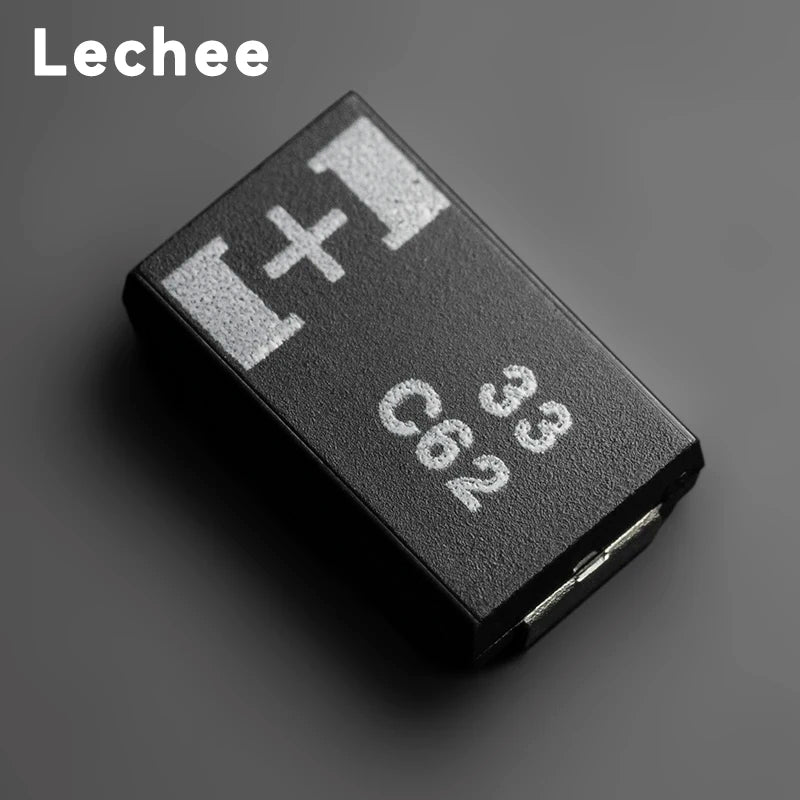 10pcs/lot 16V 25V 33uF 60mR 70mR 7343 16TQC33MYFD 25TQC33MYF  Type D SMD Polymer tantalum capacitors Low ESR New and original