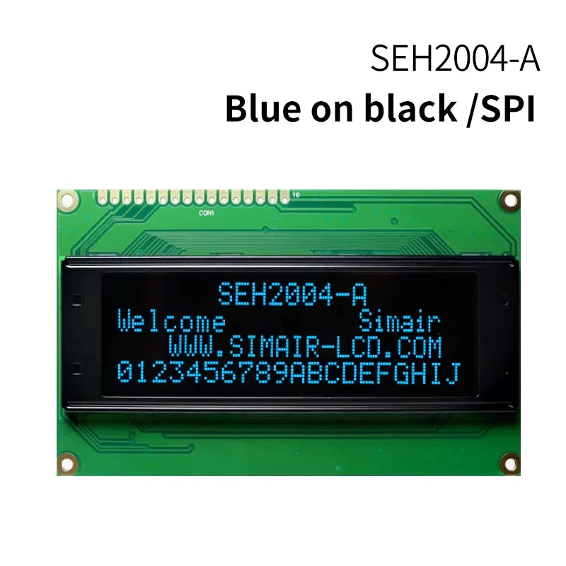 WINSTAR 2004 Character OLED Display WS0010 LCD Module 20x4 Serial Port SPI Black 5V