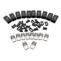 10Pcs 6mm Micro USB Connector 4 in 1 Micro USB Welding Type Male 5Pin Plug DIY Tail Charging Socket Connector With Plastic Cover