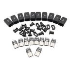 10Pcs 6mm Micro USB Connector 4 in 1 Micro USB Welding Type Male 5Pin Plug DIY Tail Charging Socket Connector With Plastic Cover