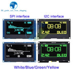 2.42 inch 2.42" OLED Display Module 128x64 LCD HD Screen Module SSD1309 7 Pin SPI/IIC I2C Serial Interface for Arduino UNO R3