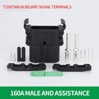 1/5/20Sets REMA Type Forklift Male And Female Plug 80a160a320a High Current Battery Battery Charging Connector