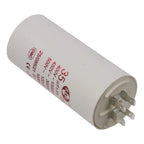 CBB60 Run Capacitor 35uF 450V AC Double Insert 50/60Hz Cylinder 92x44mm White for Air Compressor Water Pump Motor
