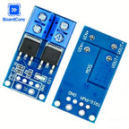 1-10pcs 15A 400W MOSFET Trigger Switch Driver Module PWM Regulator Control Panel DC 5V-36V Dual MOS High Current for Arduino