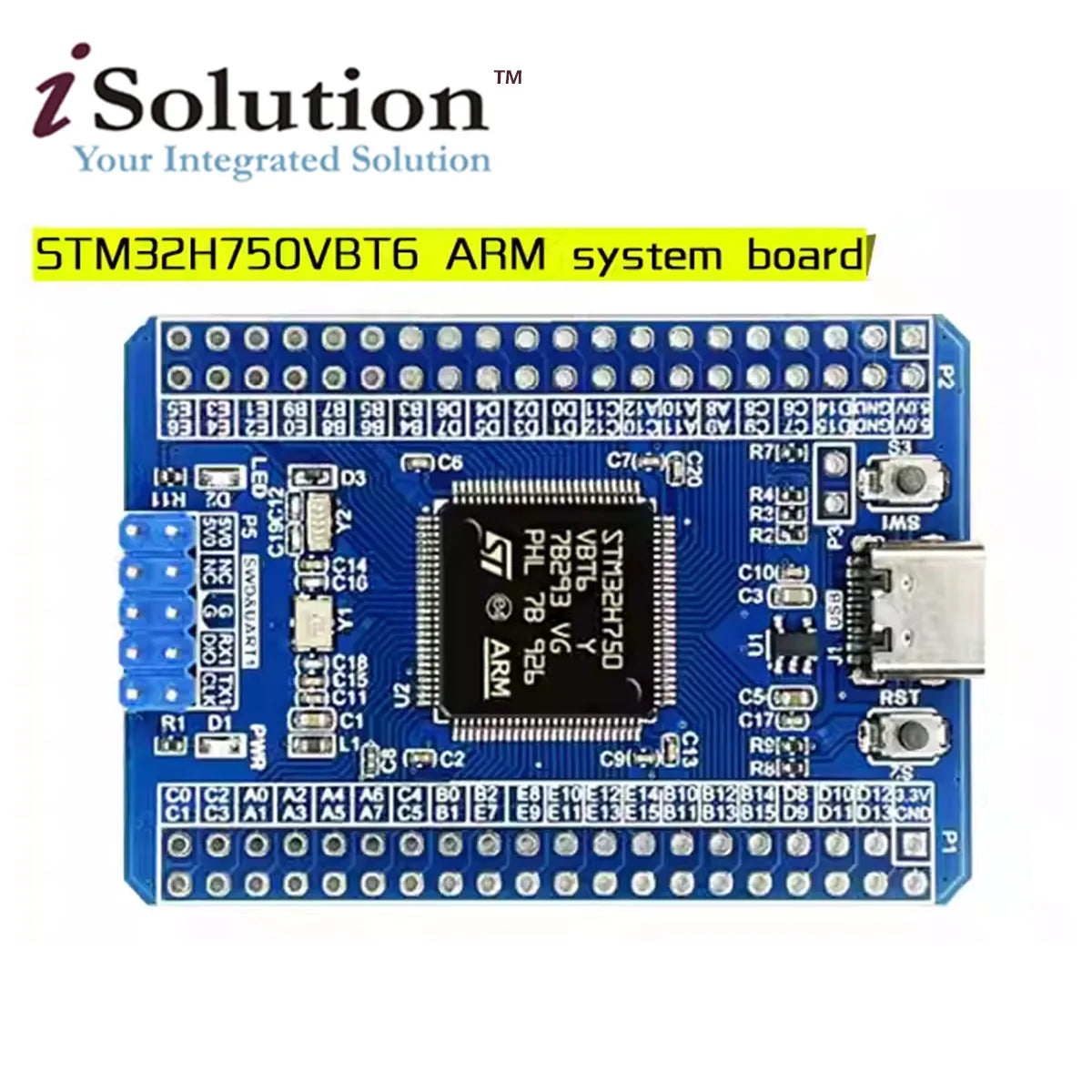 STM32H7 STM32H750VBT6 ARM Systyem Board STM32H750 STM32 Demo Board Core Board Development Board
