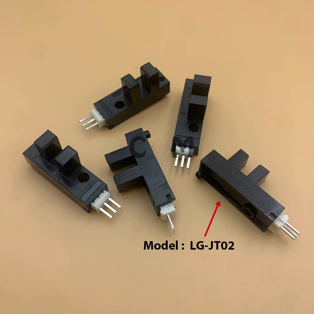 4PCS LG-JT02 Home Position Sensor Limited F Shape Switch for Eco Solvent UV Flatbed Printer Allwin Dika Xuli Thunderjet Human
