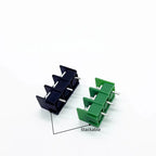 20PCS MG7620 / KF8500 Barrier Terminal Block 7.62mm 8.5mm Pitch PCB Screw Connector 2P 3P 4Pins Stackable Green Black