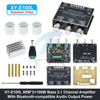 XY-E100H XY-E100L 2.1 Channel Bluetooth Audio Amplifier Board Module 50W+50W+100W Subwoofer With High Fidelity And Sound Quality