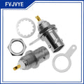 BNC Female Socket Solder Connector Chassis Panel Mount Coaxial Cable For Welding Machine Parts Monitor Accessories