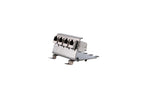 Linkwylan Keystone Frame Holder for DIN Rail Mounting Plate Electrical Distribution Box DIN-Rail Adapter 1/2/3/4/8-Ports