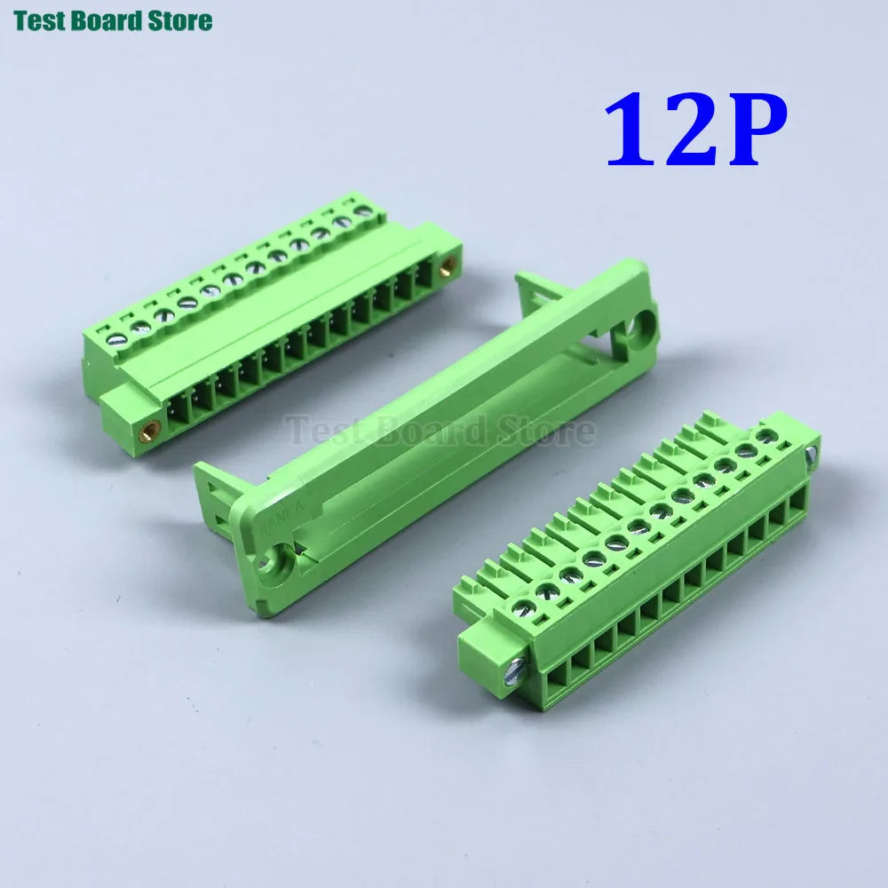 1Set 15EDGWC Pitch 3.81mm 2P/3P/4P/5P/6P/7P/8P/9P/10P/12P/16P/24P Pluggable Terminal Block Connector