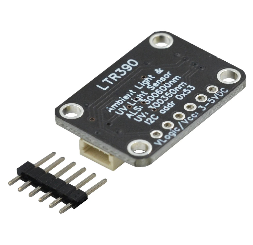LTR390 280nm 430nm UV Gravity Light Sensor Support I2C UART 3.3 V 5V for Light Intensity Detection Weather Experience