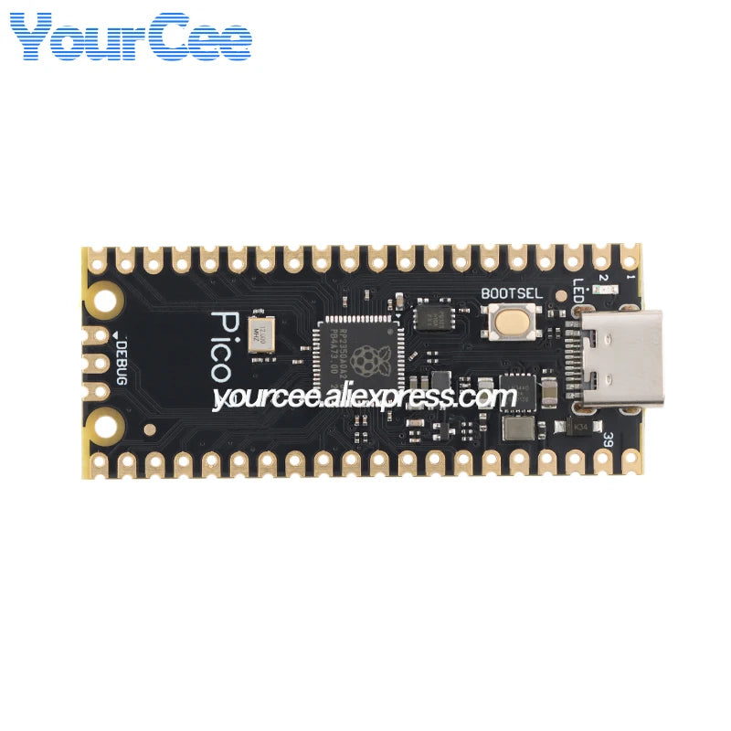 5pcs/1pc RP2350 Pico2 RP2350-Zero 150MHz Dual Core Dual Architecture Microcontroller Development Board for Raspberry Pi PICO