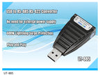 UOTEK 1.5m 3m USB to RS-422 RS-485 Converter RS422 RS485 USB2.0 Cable DB9 Adapter Transparent with Chipset Magnetic Ring UT-890A