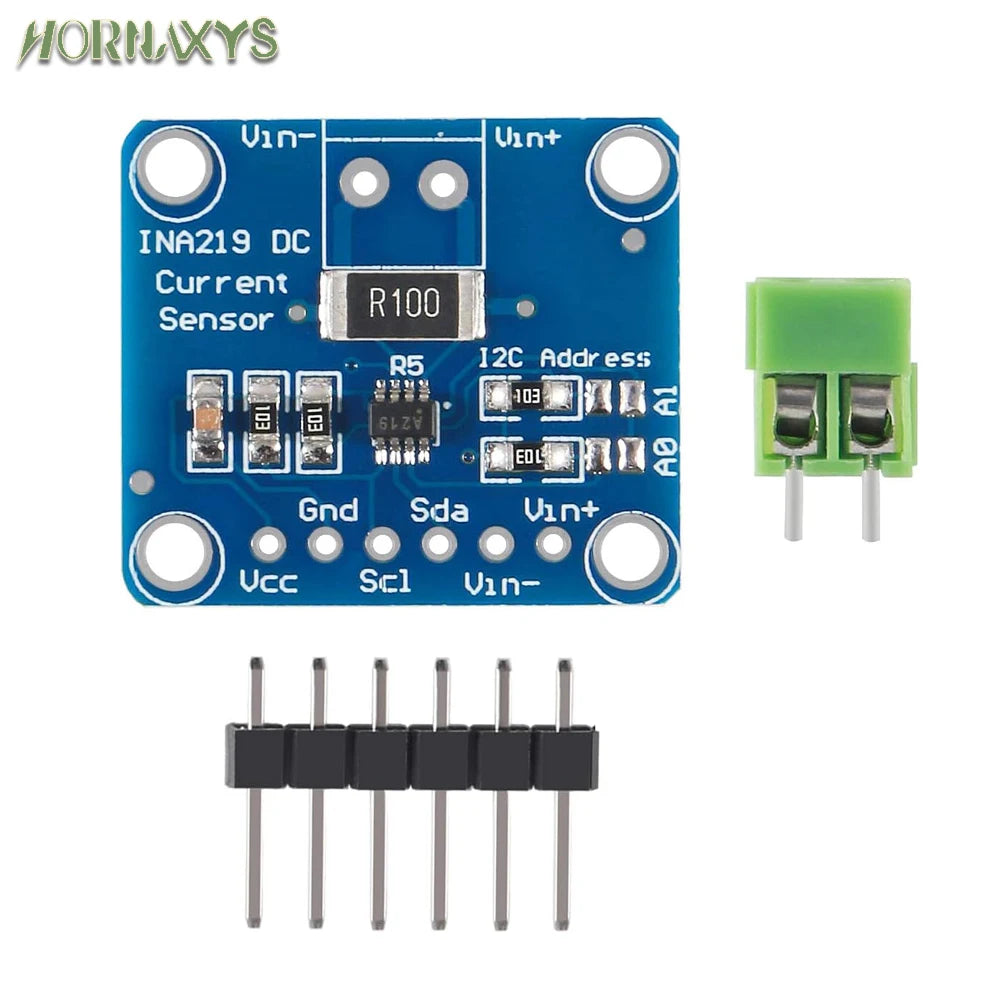 1-10PCS MCU-219 INA219 I2C port Zero drift bidirectional current power supply monitoring sensor module MCU INA 219
