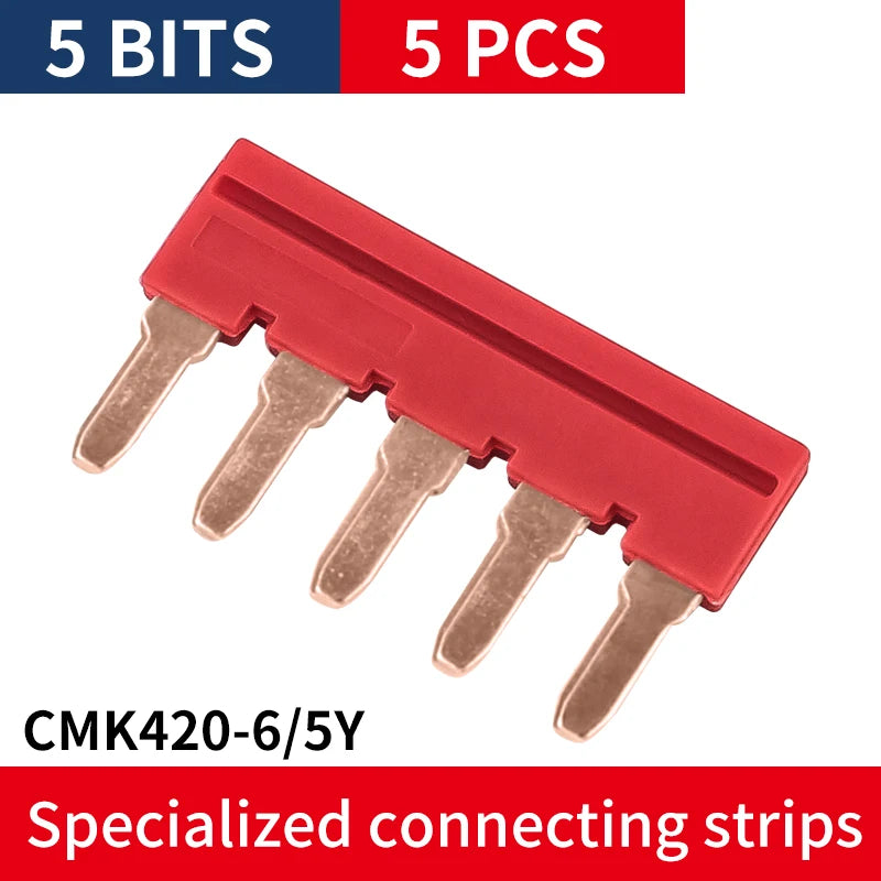 6MM DIN Rail Terminal Blocks Free Splicing Compact Quick Lever Wiring Connector Spring Cable Connection Terminal Press 32A 450V