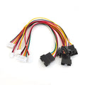 5PCS SM 2.54mm to PH2.0/XH2.54 Plug Socket 2P/3P/4P/5P/6P male Female Conversion Cable 20cm 26AWG Extension Cable