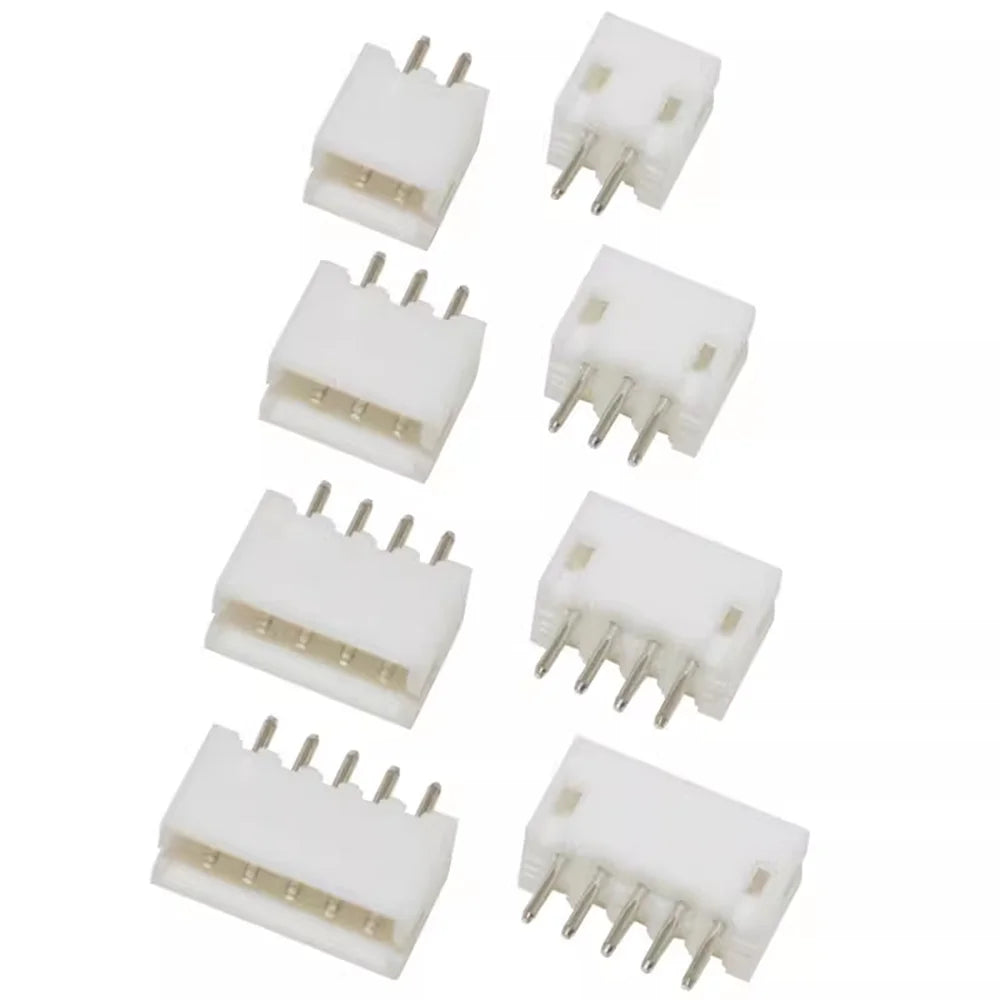 440Pcs/1Box ZH 1.5mm Pitch Straight Pins Header Connector Terminals Kit Plug Plastic Housing Header Crimp Connector