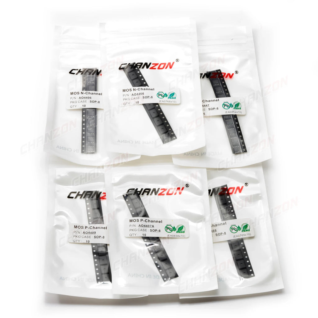 Original Sop8 Ao4406 Ao4466 Ao4468 Ao4407A Ao4409 Ao4423 Ao4435 Ao4447 N/P Channel 8 Pin Mosfet Transistor Integrated Circuit