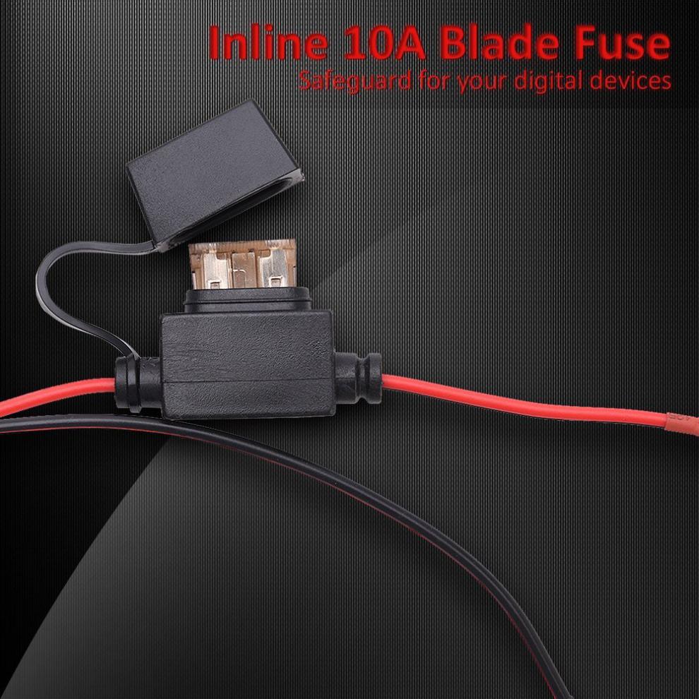12V Waterproof Motorcycle SAE to USB Phone GPS MP4 Charger Cable Adapter Motorbikes Inline Fuse Power Supply