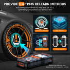 FOXWELL T2000 PRO TPMS Programming Tire Pressure Monitor TPMS Sensor Relearn Activate OBD2 Tire Pressure System Diagnostic Tool