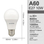 8Pcs E27 LED Bulbs AC 110V 220V 230V Boasting 3W 10W 20W 24W Lamp Warm White for Bedroom Balcony Lighting
