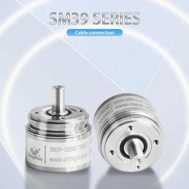 2026  Rs485 Ip65 Encoder SM39 8mm Absolute Encoder Single-turn Multi-turn Hollow Shaft Optical Encoder