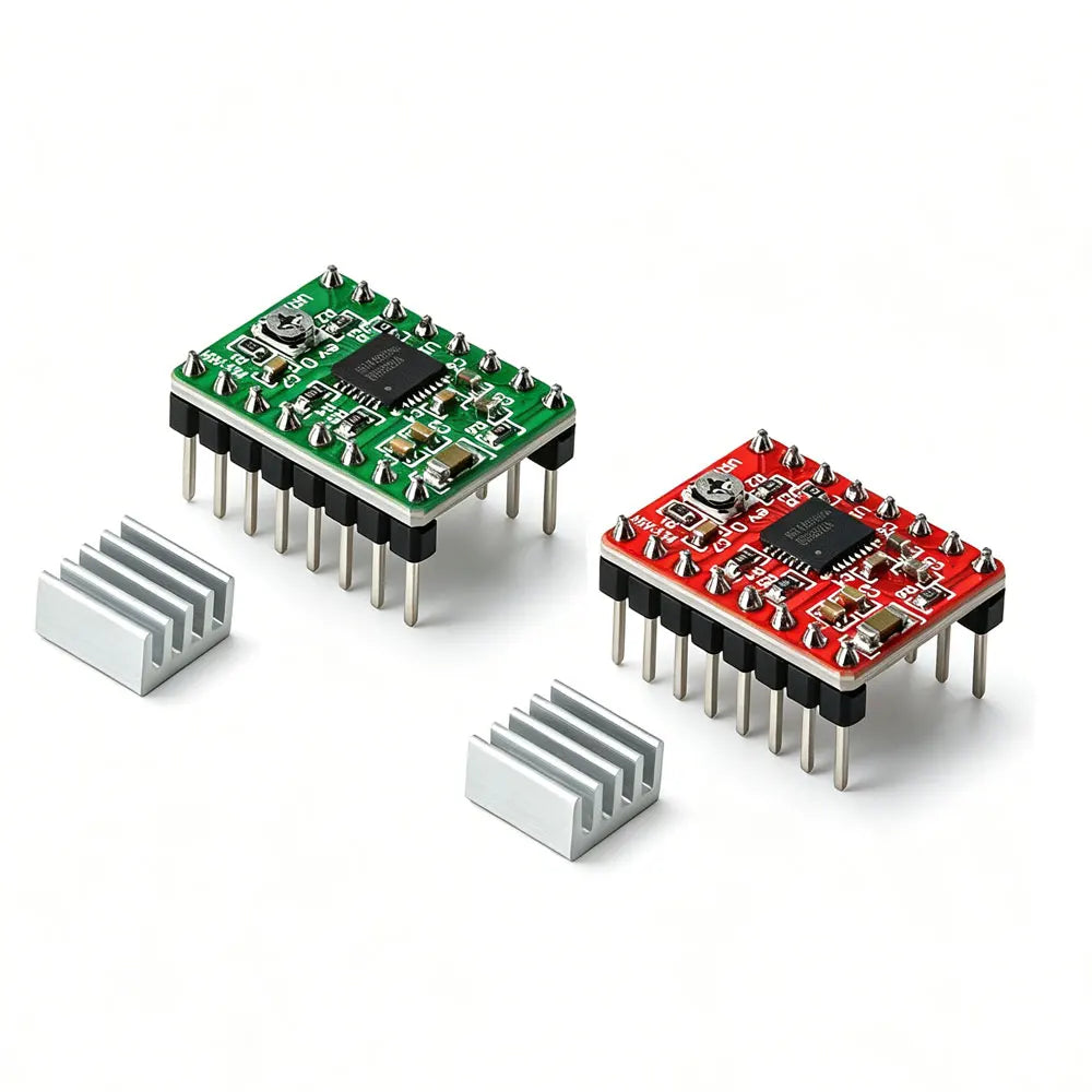 1-5pcs A4988 Driver Board 3D Printer Accessories Ramps 1.4 A4988 Stepper Motor Driver with Heat Sink for 3D Printer Parts