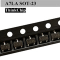 (50pcs) AO3407 A7LA SOT-23 P-Channel SMD MOSFET Transistor 4A Large Current (Marking A7LA)