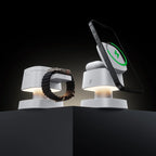 Magnetic 3 in 1 Wireless Charger For iPhone 17 16 15 14 13 12 Fast Charging Station for Apple Watch 10 9 8 7 6 5 Airpods 2 3 Pro