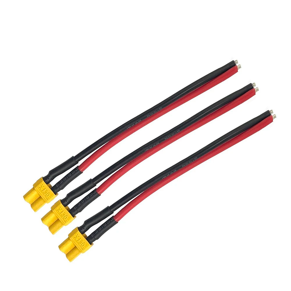 XT30 Plug Male and Female Connector with 100mm 16AWG Wire Cable for Quadcopter RC Fixed wing Lipo Battery FPV Drone charger