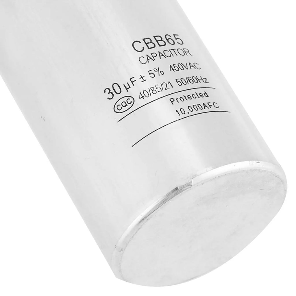 CBB65 30uF Capacitor CBB65A-1 30uF AC 450V Cylindrical Motor Capacitor