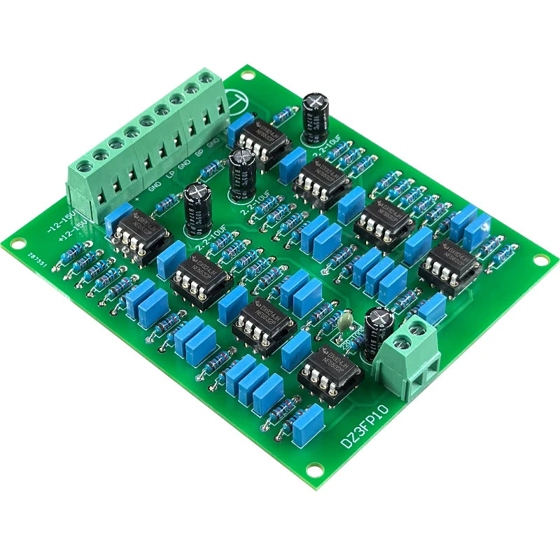 Bass Midrange Treble 3Way Crossover Audio Board Frequency Divider Filters For amplifier system 500HZ, 5000HZ DIY Parts and FG