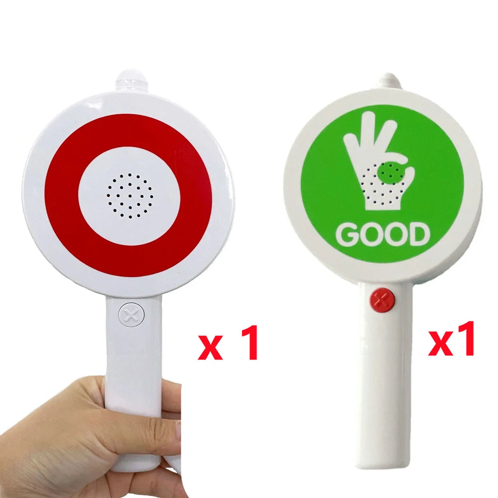 Good NG O X Answer Buzzer Button Sound Toy Family Party Interactive Quiz Games Teachers Supplies Teaching Aids Classroom Props