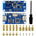 Raspberry Pi Zero PoE Power Over Ethernet/USB HUB HAT 3 X USB 2.0 Ports 802.3af-Compliant For Raspberry Zero W / Zero WH