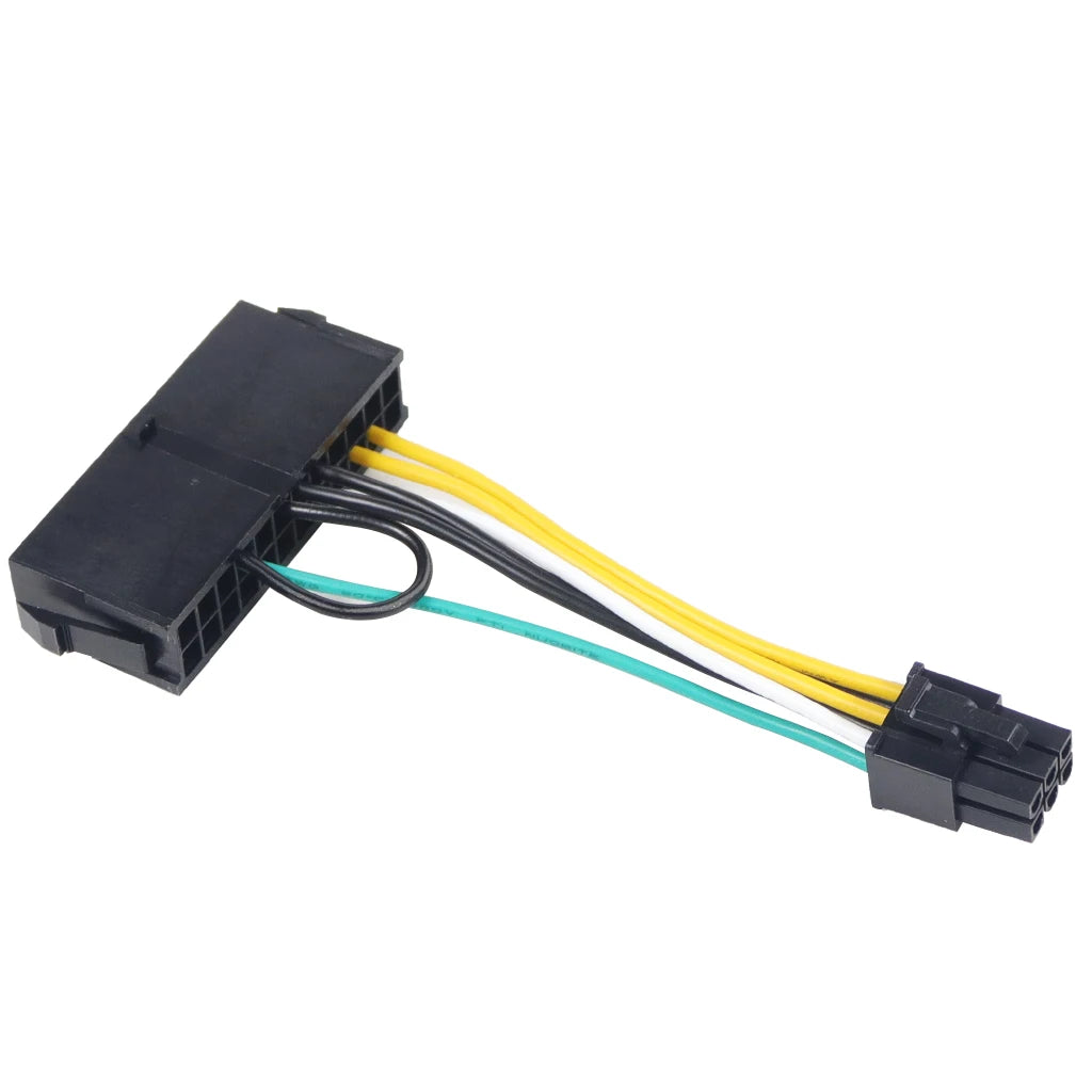 24Pin to 6Pin Power Supply Cable Cord 24p to 6p 18AWG Wire for Lenovo for DELL for Acer 3050 6 PIN Motherboard Adapter Cable