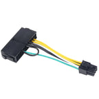 24Pin to 6Pin Power Supply Cable Cord 24p to 6p 18AWG Wire for Lenovo for DELL for Acer 3050 6 PIN Motherboard Adapter Cable
