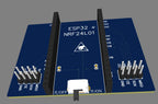 The NRF24L01 adapter board is mainly designed to match the ESP32 development board ESP32 DevKitC  standard 25.4mm width