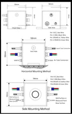 High Precision Differential Pressure Hydrostatic Leveling Sensor / Settlement Monitoring System / RS485 Output for Bridge & Buil