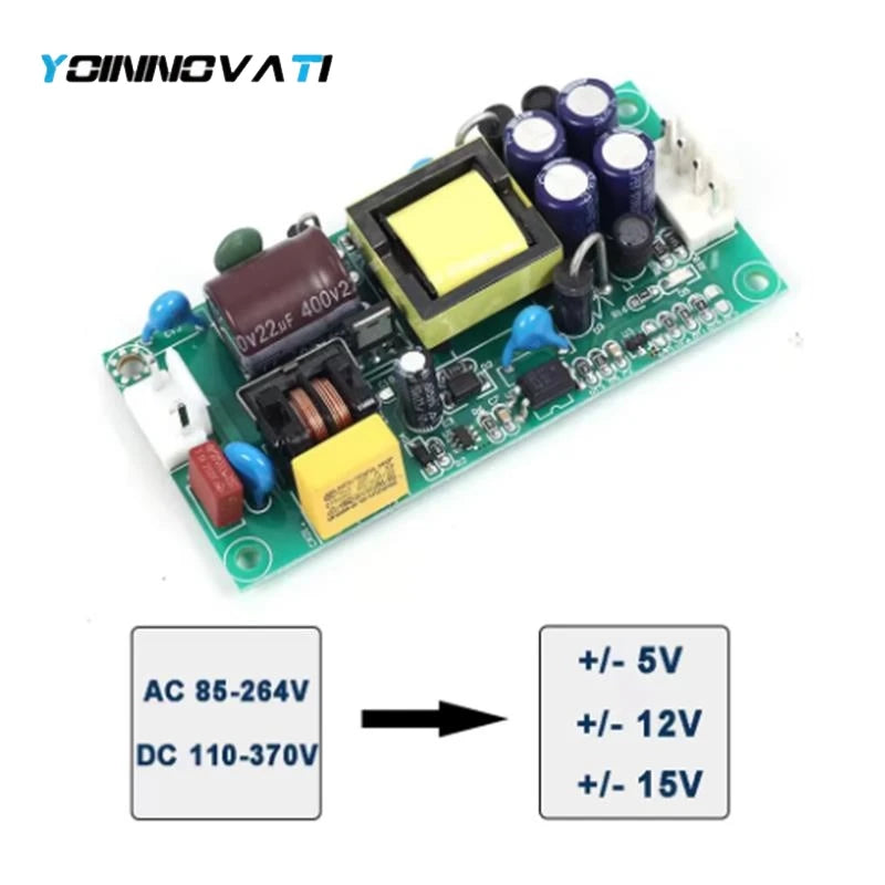 Buck Voltage Converter Board Dual Output Step Down Power Supply Module AC 85V-265V to DC +/-5V +/-12V +/-15V Voltage Regulator