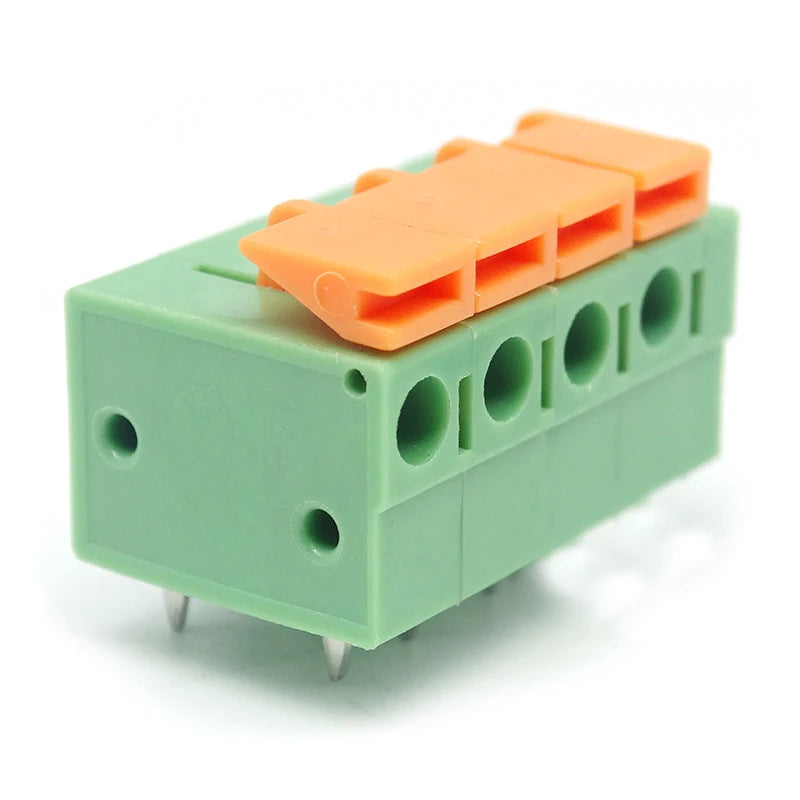 10pcs KF142V-5.08mm 141V-2.54mm Vertical KF142R 141V Right Angle FFKDSA 250V10A 2P 3P Spliceable PCB Wire Spring Terminal Block